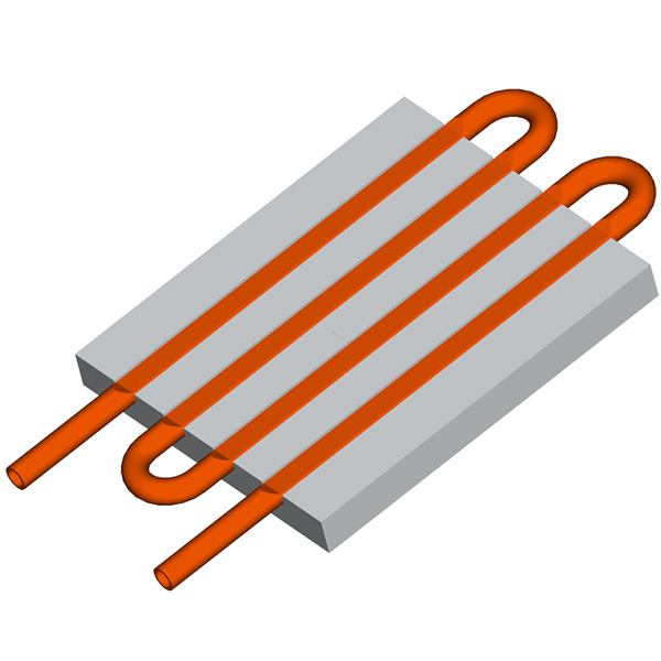 Custom Copper / SUS Tube Liquid Cold Plate Manufacturer Kingka